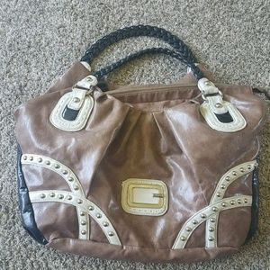 Large leather Guess Bag
